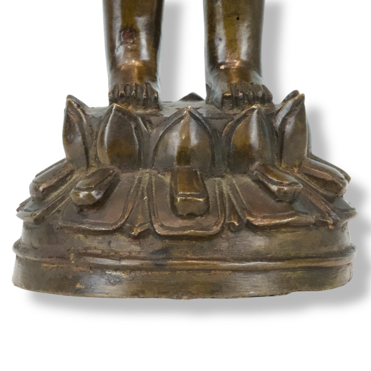 Figura di Buddha in Bronzo - Cina XIX Secolo-photo-4